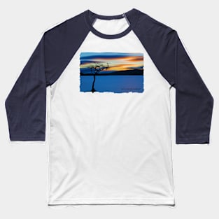 Sunset over Loch Lomond at Milarrochy Bay, Scotland Baseball T-Shirt